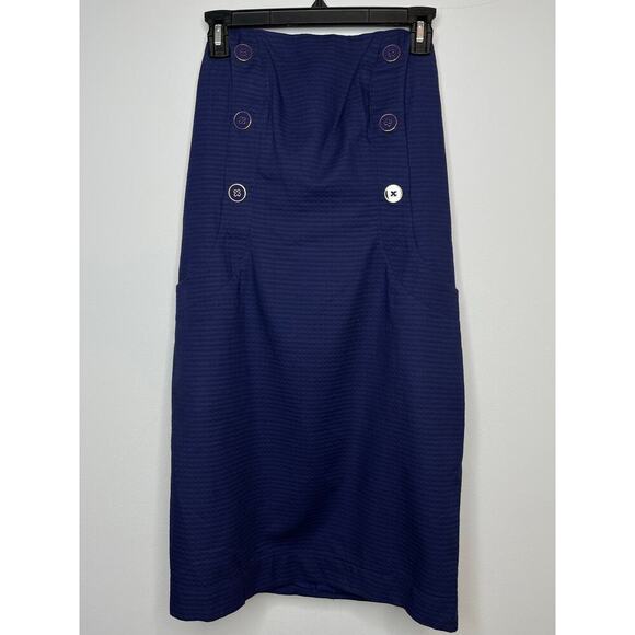 Lilly Pulitzer Vanna strapless Navy Nautical Mini Dress size 10 NWT - Picture 7 of 10